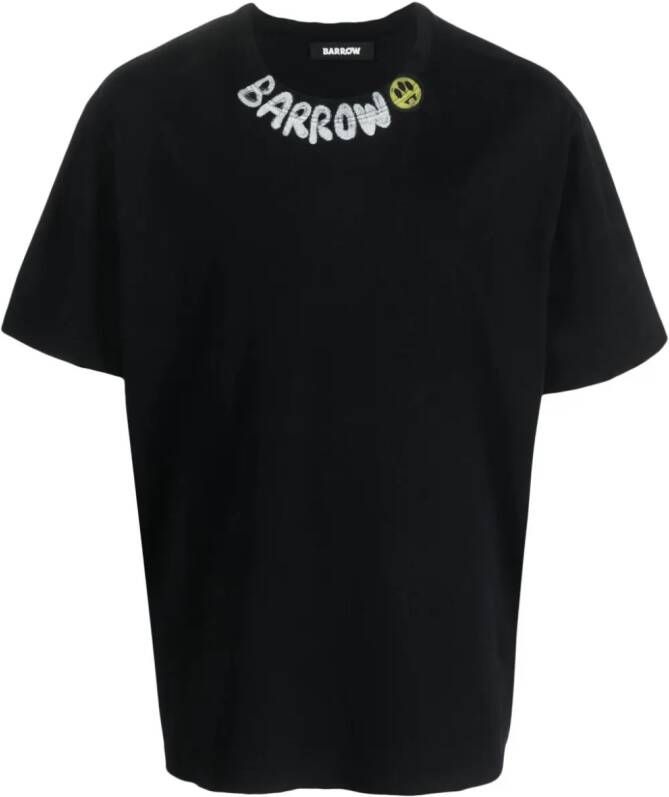 BARROW T-shirt met logoprint Zwart