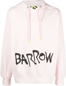 BARROW Hoodie met logoprint Roze