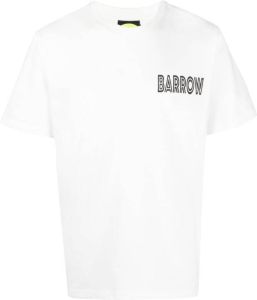BARROW logo-print short-sleeve T-shirt Wit