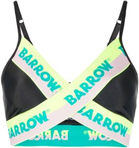 BARROW Sport-bh met logoprint Zwart