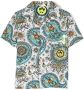 BARROW T-shirt met paisley-print Wit - Thumbnail 1