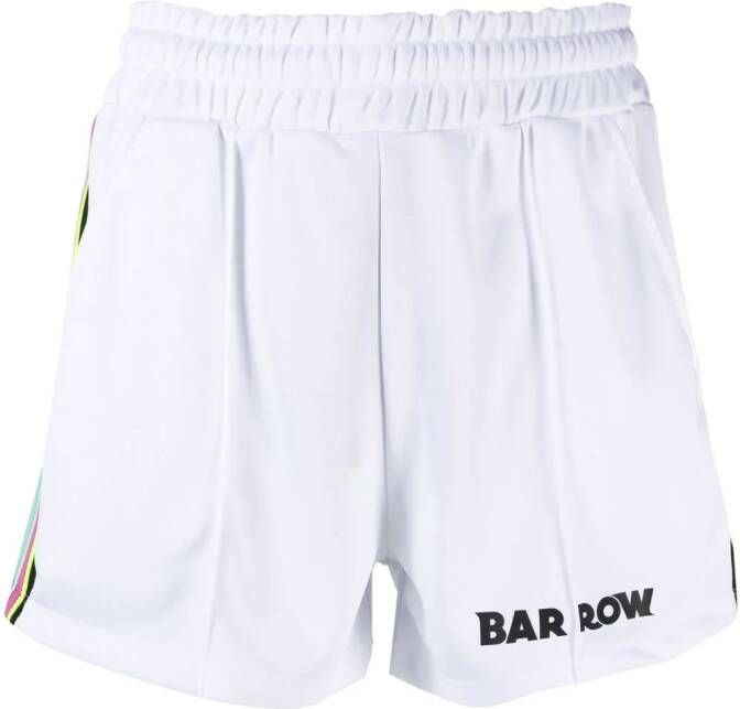BARROW Shorts met logo Wit
