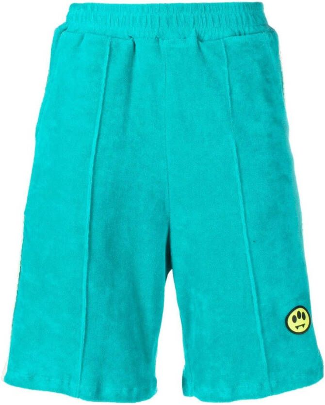 BARROW Shorts met logopatch Blauw
