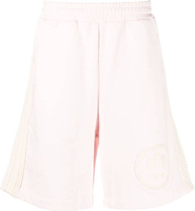BARROW Shorts met logopatch Roze