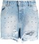 BARROW Shorts verfraaid met kristallen Blauw - Thumbnail 1