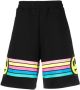 BARROW Shorts met logoprint Zwart - Thumbnail 1