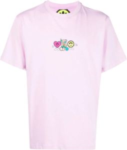 BARROW T-shirt met grafische print Roze