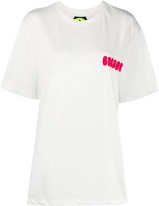 BARROW T-shirt met grafische print Wit