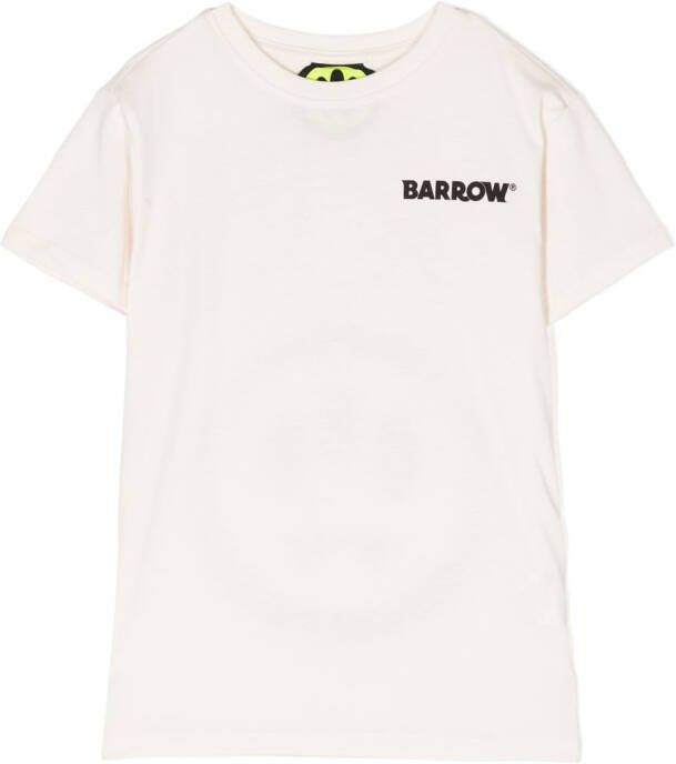 BARROW T-shirt met logo Wit