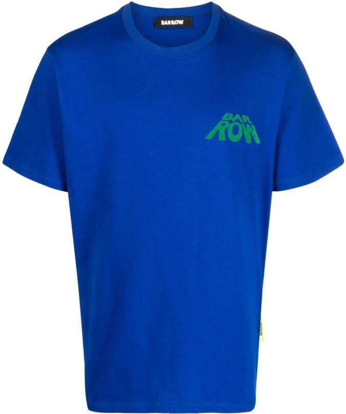 BARROW T-shirt met logoprint Blauw