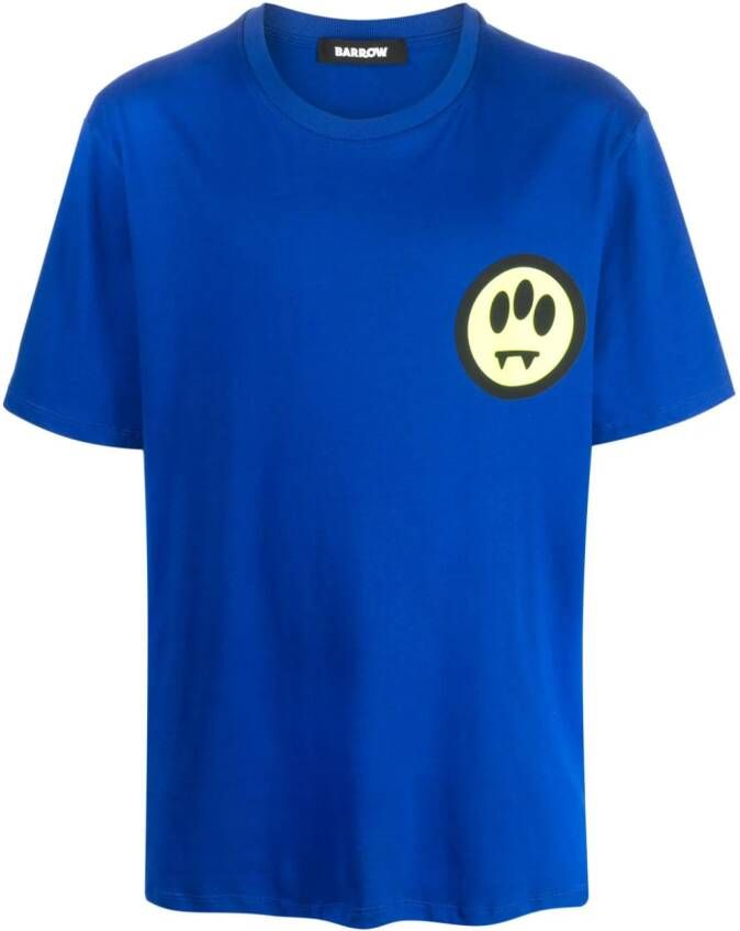 BARROW T-shirt met logoprint Blauw