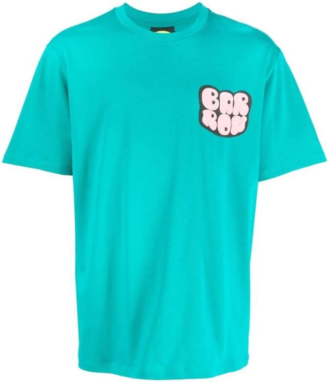 BARROW T-shirt met logoprint Groen