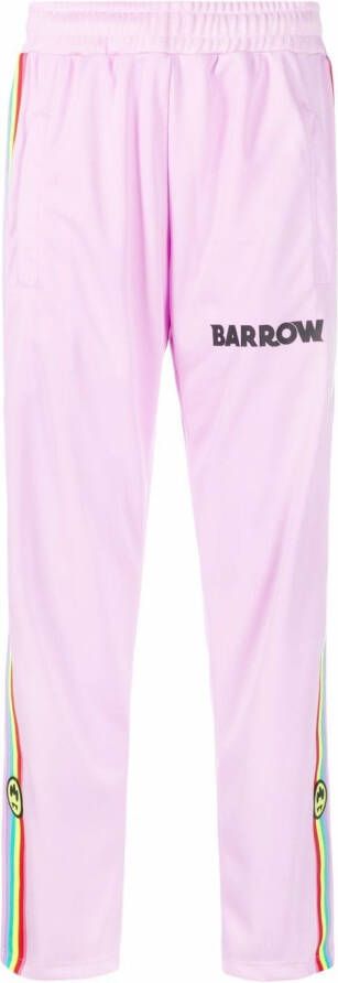 BARROW Trainingsbroek met zijstreep Roze