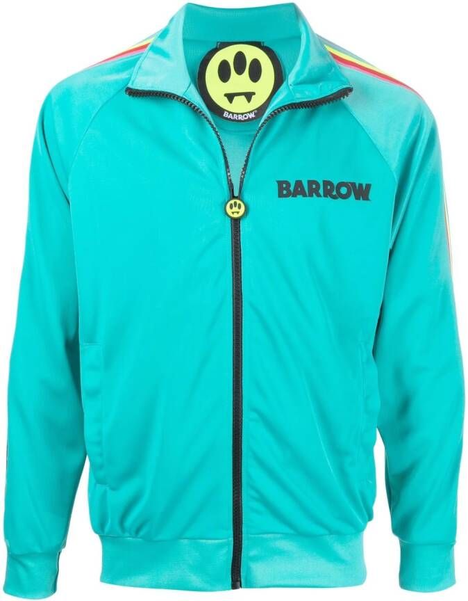 BARROW Trainingsjack met logoprint Groen