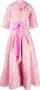 Baruni Loretta avondjurk met bloemenprint Roze - Thumbnail 1
