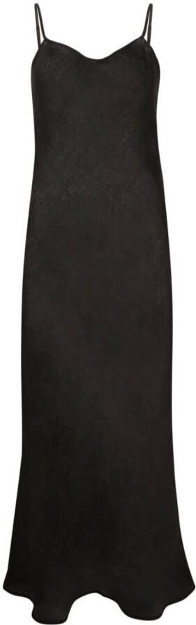 Baserange Midi-jurk Zwart