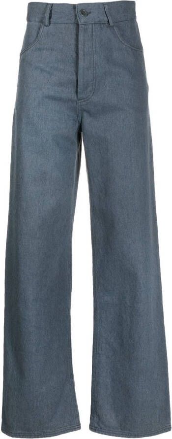 Baserange Jeans met wijde pijpen Blauw