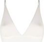 Baserange Triangel bh met elastische afwerking Wit - Thumbnail 1