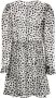 Batsheva Mini-jurk met bloemenprint Zwart - Thumbnail 1