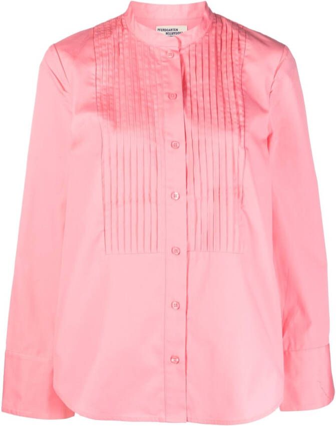 Baum Und Pferdgarten Blouse met geplooid detail Roze