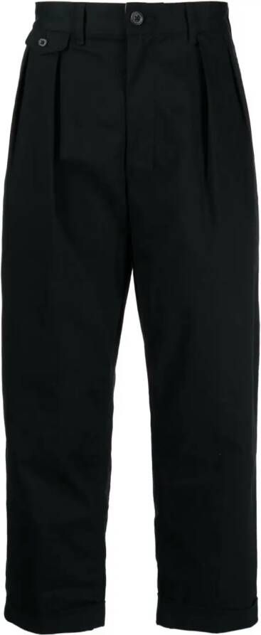 BEAMS PLUS Cropped broek Zwart