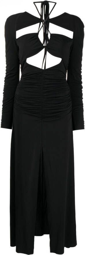 BEC + BRIDGE Uitgesneden maxi-jurk Zwart