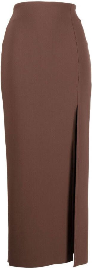 BEC + BRIDGE Maxi-rok Bruin