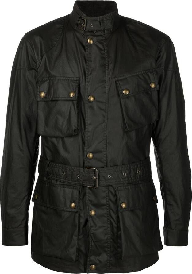 Belstaff Gewaxt jack Groen
