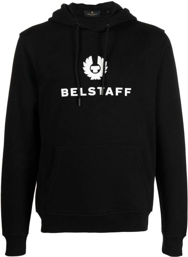 Belstaff Hoodie met logo Zwart