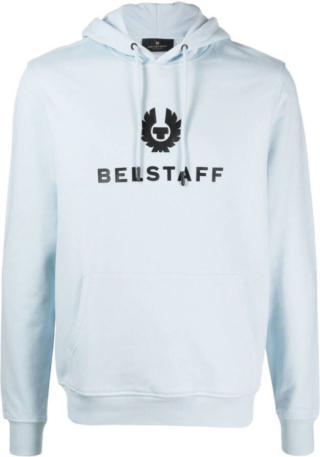 Belstaff Hoodie met trekkoord Blauw