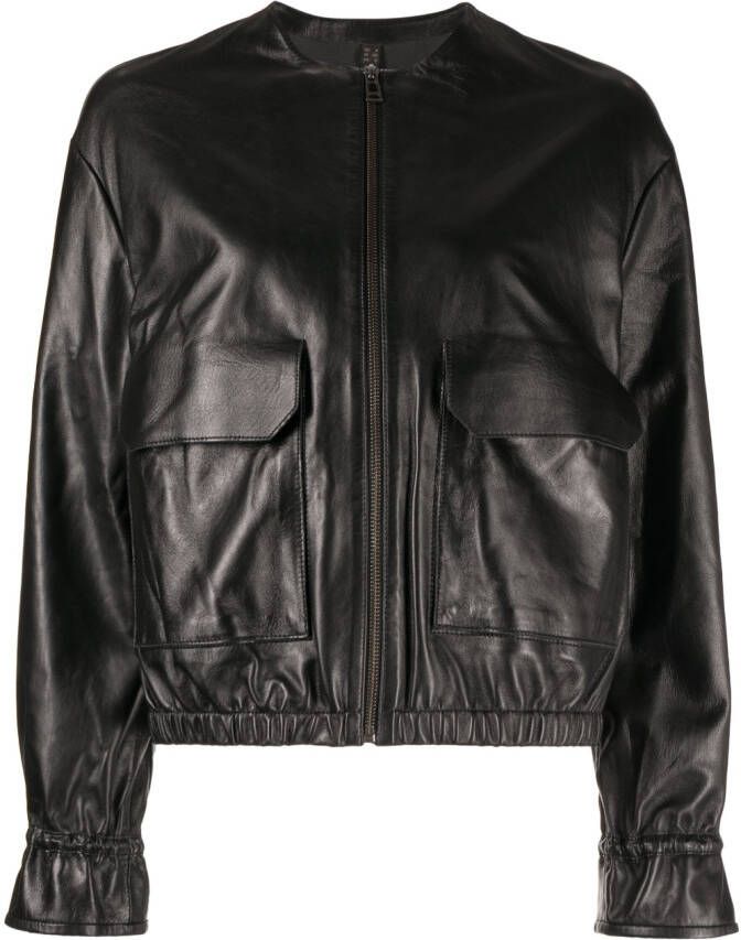 Belstaff Jack van lamsleer Zwart