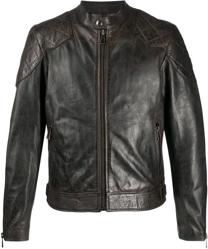 Belstaff Leren jack Zwart