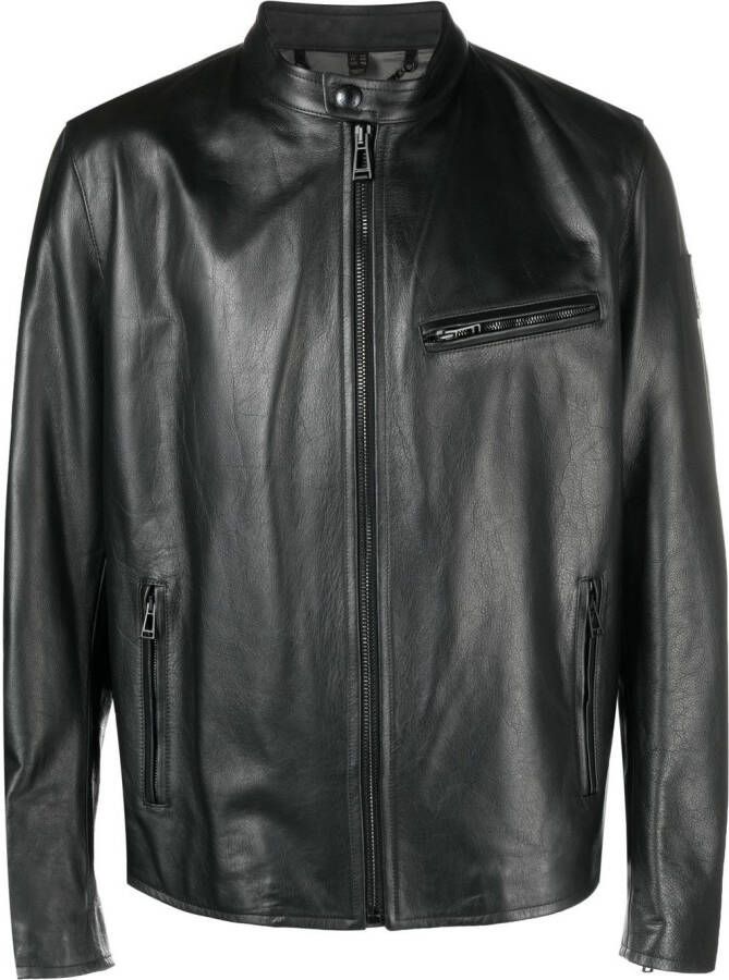 Belstaff Leren jack Zwart