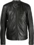 Belstaff Leren jack Zwart - Thumbnail 1