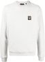 Belstaff Sweater met logopatch Grijs - Thumbnail 1