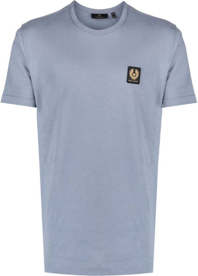 Belstaff T-shirt met logopatch Blauw