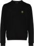 Belstaff Sweater met logopatch Zwart - Thumbnail 1