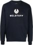 Belstaff Sweater met logoprint Blauw - Thumbnail 1