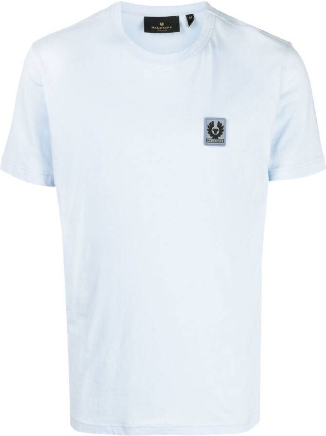 Belstaff T-shirt met logopatch Blauw