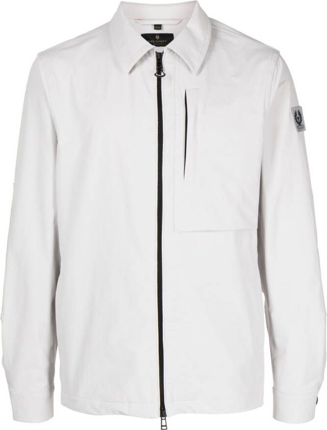 Belstaff Shirtjack met rits Grijs