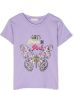 Billieblush T-shirt met vlinderprint Paars - Thumbnail 1