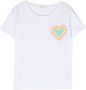 Billieblush T-shirt met gehaakt hart Wit - Thumbnail 1