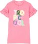 Billieblush T-shirt met logoprint Roze - Thumbnail 1