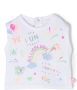 Billieblush T-shirt met print Wit - Thumbnail 1