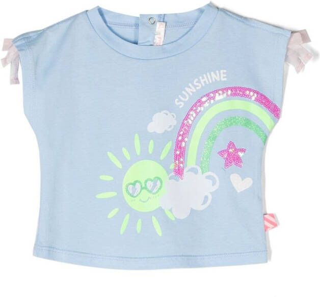 Billieblush T-shirt met print Blauw