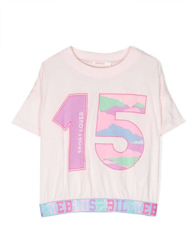 Billieblush T-shirt met logoband Roze