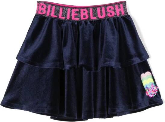 Billieblush Fluwelen rok Blauw