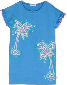Billieblush T-shirtjurk met pailletten Blauw
