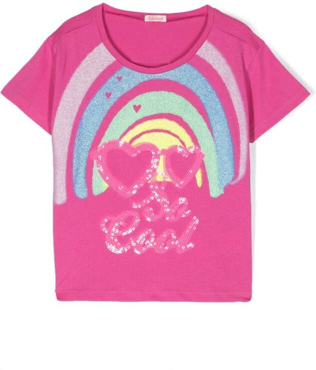 Billieblush T-shirt met pailletten Roze