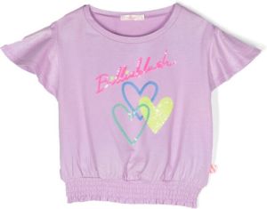 Billieblush sequin-embellished T-shirt Paars